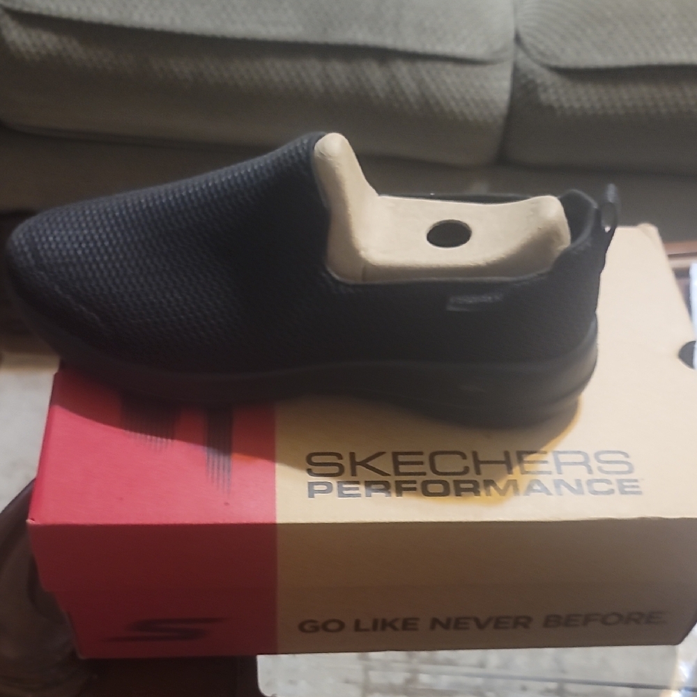 Skechers Performance Black Slip-On Sneakers